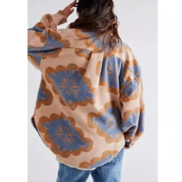 Free People Jacquard Ruby Floral Jacket Limited Edition S - Picture 2 of 16